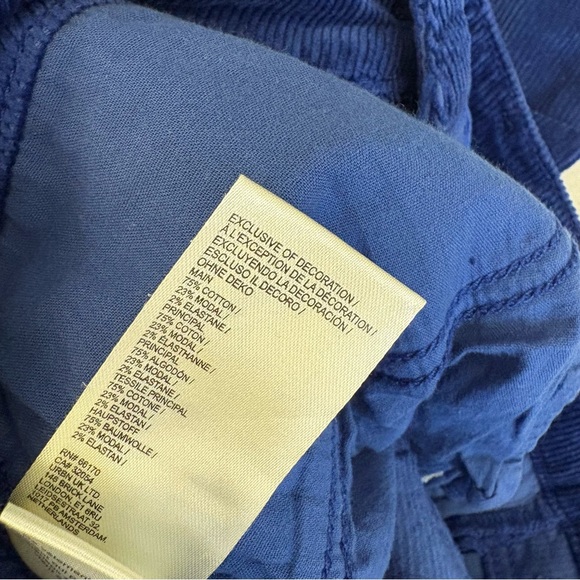 Anthropologie‎ || Pilcro The Yaya Mid-Rise Corduroy Crop Flare Jeans Blue 29 - Picture 7 of 10